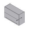Folding flap fitting Kinvaro F-20 - FLPLFTFITT-KINVR-F20-749MM-(10-18KG)