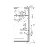 Folding flap fitting Kinvaro F-20 - FLPLFTFITT-KINVR-F20-900MM-(6,5-18,0KG)