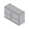 Folding flap fitting Kinvaro F-20 - FLPLFTFITT-KINVR-F20-900MM-(6,5-18,0KG)