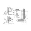 Tipmatic pin  - AY-TIPMATICPIN-HNGE-PLA-R7036-MAGNET-D10