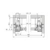 Frame DWD XP H95 - FRMSYS-WHITE-DRWRSD-H95MM-NL500MM