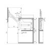 Flap lift fitting, Kinvaro L 80 - FLPLFTFITT-KINVR-L80-600MM-(4,0-7,5KG)