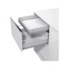 Panel profile for internal drawer  - AY-SCREENPRFL-TWL-WHITE-H95-L1077