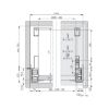 Rectangular rail set Nova Pro Scala - AY- RECRL-SCALA-STONE-NL500