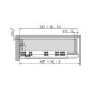 Full extension underfloor guide Dynamoov liquid soft-close - UFLRGUID-DYNAM-30-FP-LIQU-SOFTCLOSE-300