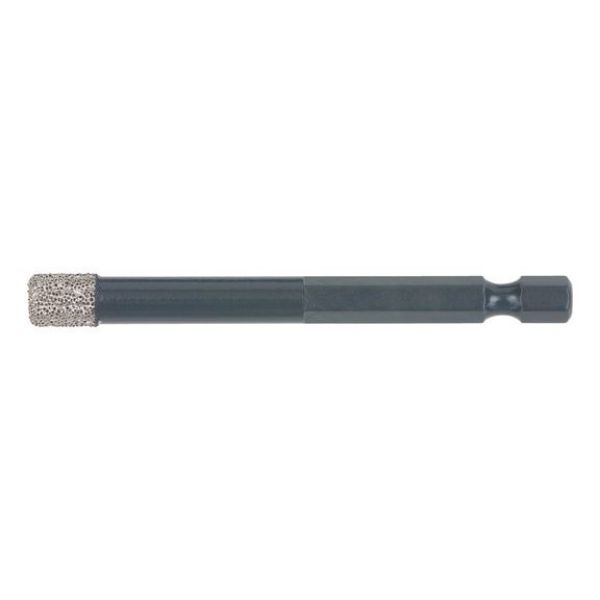Diamond tile dry core bit, 1/4-inch hexagonal shank - CREBIT-DRY-DIA-TILES-HEX-E-L67-WL32-D5