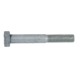Hexagonal bolt with shank - SCR-HEX-DIN931-8.8U-WS36-(HDG)-M24X100