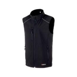 City softshell vest - VEST SOFTSHELL CITY BLACK XL
