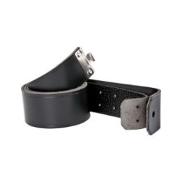 Leather belt - LEDERKOPPEL SCHWARZ 115 CM