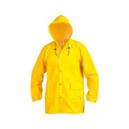 Weather protection rain jacket - REGENJACKE EN 343 BAU GELB GR.L