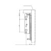 Flap lift fitting, Kinvaro T 57 - FLPLFTFITT-SPRING240N-(NI)-LEFT