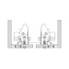 3D snap-on coupling and adjustment adapter - AY-COUPLING-GUID-KIT-DYNAP