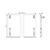Interior panel F8 Nova Pro Scala - AY-INPANEL-F8-SCALA-H186-ICE