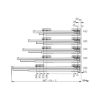 Fully extending Nova Pro soft-close, Liquid - EXTR-FP-NOVAPRO-TMSC-70KG-NL500