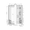 Frame Nova Pro Scala H250 - FRMSYS-NP-SCALA-STONE-H250-NL500