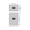 Frame Nova Pro Scala H250 - FRMSYS-NP-SCALA-STONE-H250-NL500