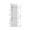 Frame Nova Pro Scala H186 - FRMSYS-NP-SCALA-STONE-H186-NL350