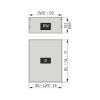 Frame Nova Pro Scala H186 - FRMSYS-NP-SCALA-STONE-H186-NL350