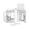 Panel bracket set, internal drawer - AY-INSCREENHOLDERKIT-DWD-L/R