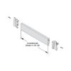 Round cross bar - AY-CROSSRAILING-WHITE-CW1200MM