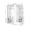 Acrylic glass set Variowing  - AY-DUOWING-WHITE-NL650MM