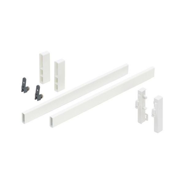 Rectangular screw-on bar - AY-HOLDSET-TWL-REARWL-118-WHITE