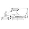 Tipmatic ejector - AY-TIPMATIC-HNGE-NEX-IMPR/CLON-170DGR