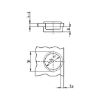 Trim cap Type A - AY-DECORCAP-HNGE-NEX-A-RD-PLA-BLACK