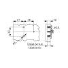 Nexis ZD mounting plate - MNTPLT-NEX-ZD-EC-WUEPOSCR-2MM