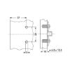 Nexis mounting plate - MNTPLT-NEX-ST-WUEPOSCR-2MM