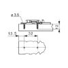 Nexis bar mounting plate - MNTPLT-NEX-ZD-EC-WUEPOSCR-0MM
