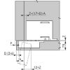 Tiomos H hinge 105&deg; - HNGE-SET-TIOMOS-H-TS-NP