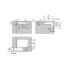 Tiomos H hinge 105&deg; - HNGE-SET-TIOMOS-H-TS-NP