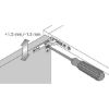 Tiomos H hinge 105&deg; - HNGE-SET-TIOMOS-H-TS-NP
