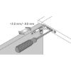 Tiomos H hinge 105&deg; - HNGE-SET-TIOMOS-H-TS-NIGHT