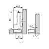 Concealed hinge TIOMOS click-on 110 - HNGE-TT-CLICKON-110-H-BP-C19