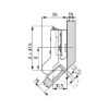 Concealed hinge, TIOMOS click-on 110/45 E - HNGE-T-CLICKON-110-45-H-BB-INRT
