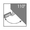 Concealed hinge, TIOMOS click-on 110/45 E - HNGE-T-CLICKON-110-45-H-BB-INRT