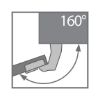 TIOMOS Impresso 160 concealed hinge - HNGE-TT-IMPRESSO-160-HS-BP-C00