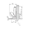 Hinge Tiomos M0 Click-on 125 - HNGE-TS-CLICKON-125-32-M0