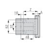 Hinge Tiomos M0 Click-on 125 - HNGE-TS-CLICKON-125-32-M0