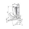 Hinge Tiomos M0 Click-on 125 - HNGE-TS-CLICKON-125-32-M0