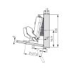 Hinge Tiomos M0 Click-on 125 - HNGE-TS-CLICKON-125-32-M0