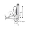 TIOMOS Mirro 125 mirror and glass door hinge - HNGE-TS-CLICKON-MIRRO-125