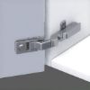 TIOMOS Mirro 125 mirror and glass door hinge - HNGE-TS-CLICKON-MIRRO-125