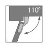 Concealed hinge, TIOMOS click-on 110/90 A - HNGE-TS-CLICKON-110-90-H-BB-OVRLY