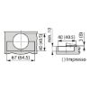 TIOMOS Impresso 160 concealed hinge - HNGE-TS-IMPRESSO-160-HS-BP-C00