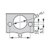 Concealed hinge, TIOMOS Impresso 110 - HNGE-TS-IMPRESS-110-HS-BP-C00