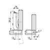 Concealed hinge, TIOMOS Impresso 110 - HNGE-TS-IMPRESS-110-HS-BP-C00