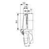 Concealed hinge, Nexis click-on 90 - HNGE-NEXCLON-SCRON-CRN-(NI)-90DGR